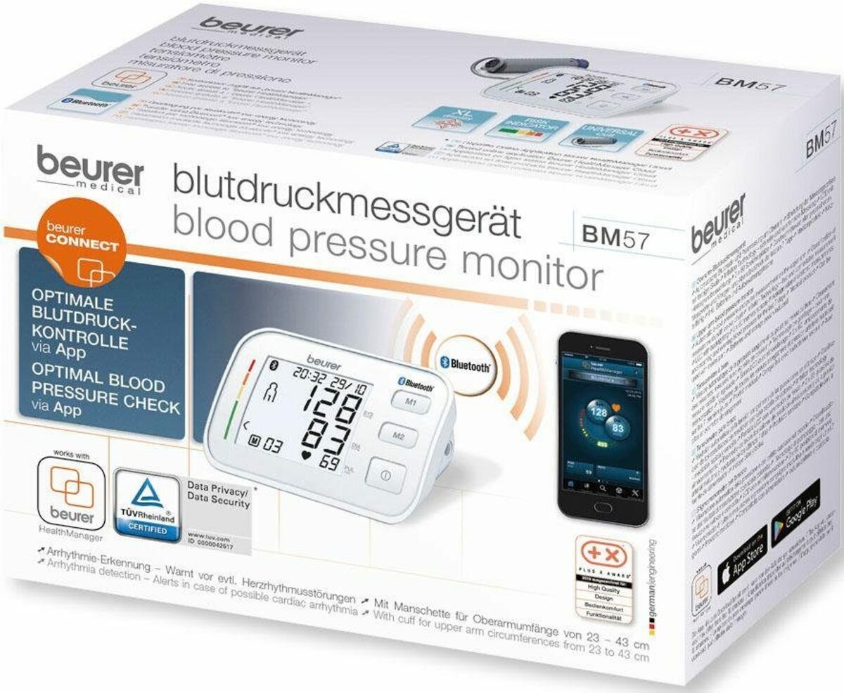 Bild 3 von BEURER Oberarm-Blutdruckmessgerät BM 57, Bluetooth