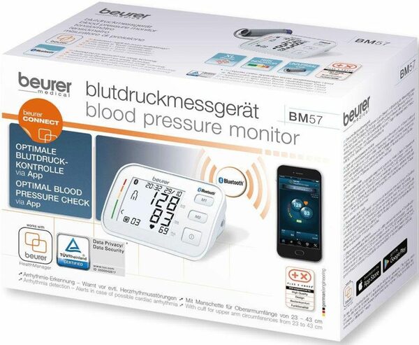 Bild 3 von BEURER Oberarm-Blutdruckmessgerät BM 57, Bluetooth