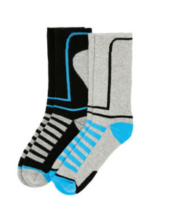 Adventure-Socken
       
    2 Stück Ergeenomixx 
   
      grau/blau