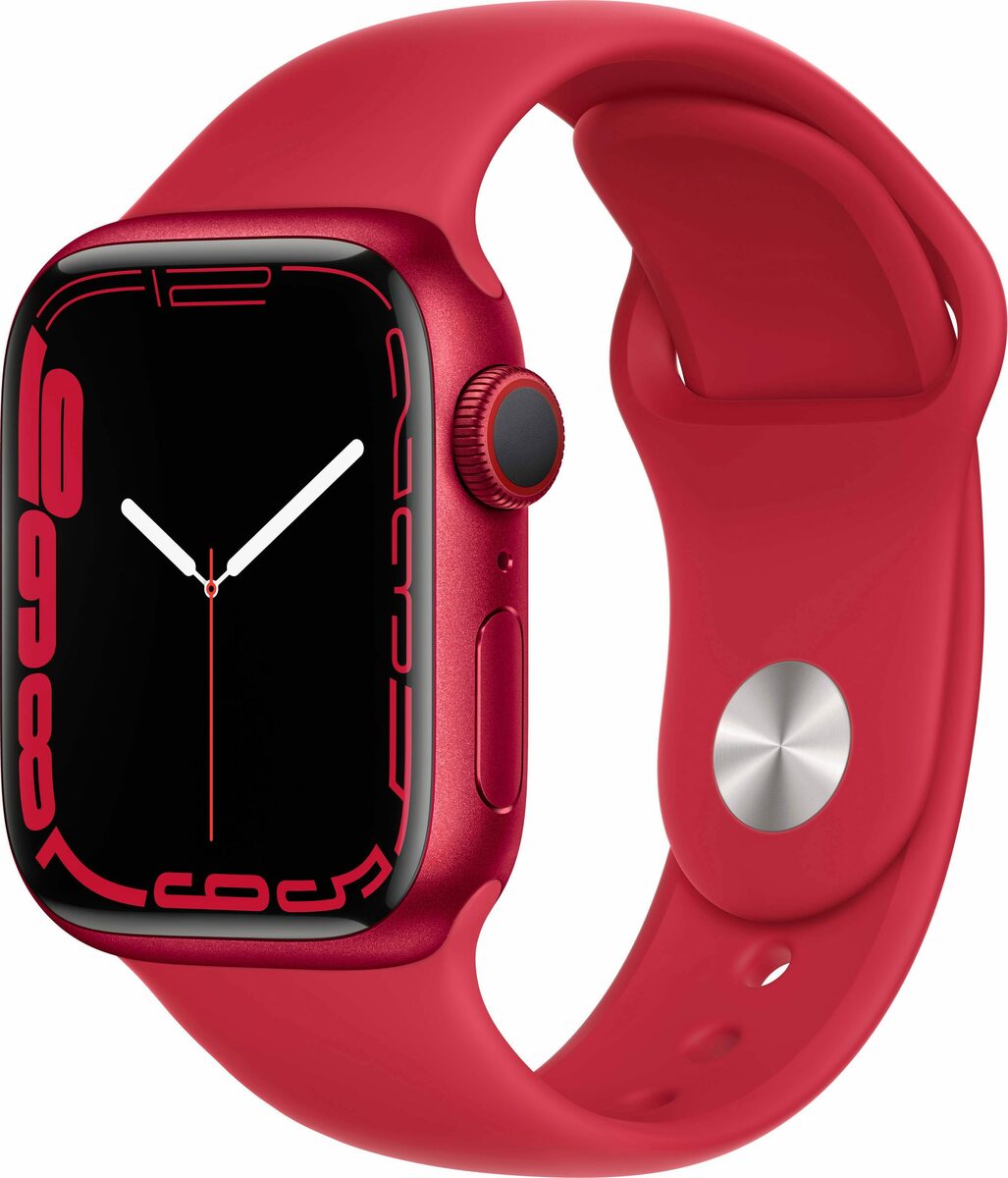 Bild 1 von Apple Watch Series 7 GPS + Cellular, 41mm Smartwatch (Watch OS 8)