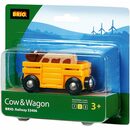 Bild 2 von BRIO® Spielzeugeisenbahn-Set Tierwagen mit Kuh