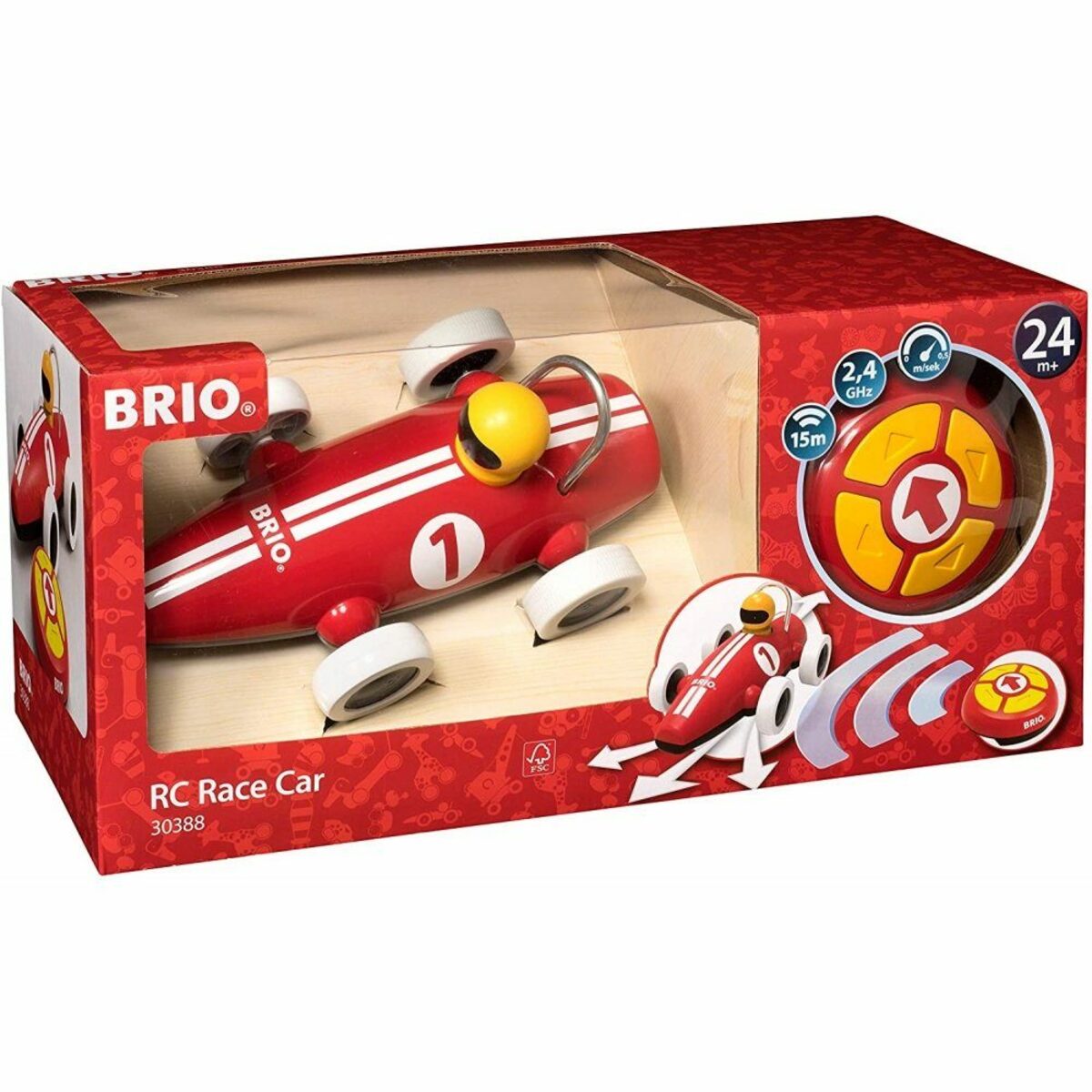 Bild 4 von BRIO® RC-Auto RC Rennwagen - Ferngesteuertes Auto - rot/weiß