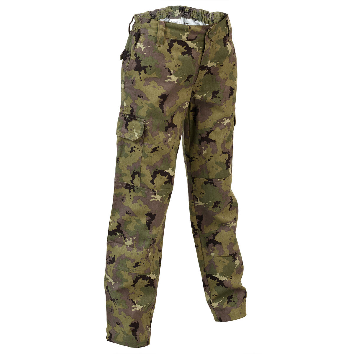 Bild 1 von Jagdhose 100 Kinder strapazierfähig Camouflage grün Grün|khaki
