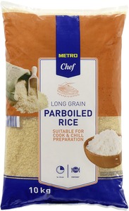 METRO Chef Langkorn Parboiled Reis (10 kg)
