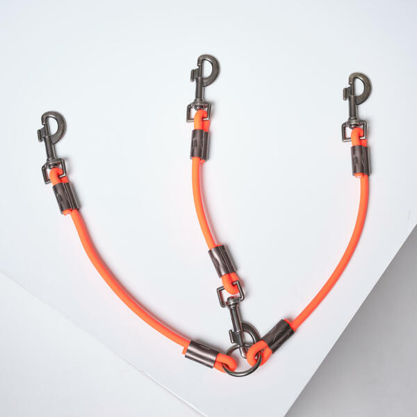 Bild 1 von Koppelleine Hunde 900 anpassbar PVC orange Orange
