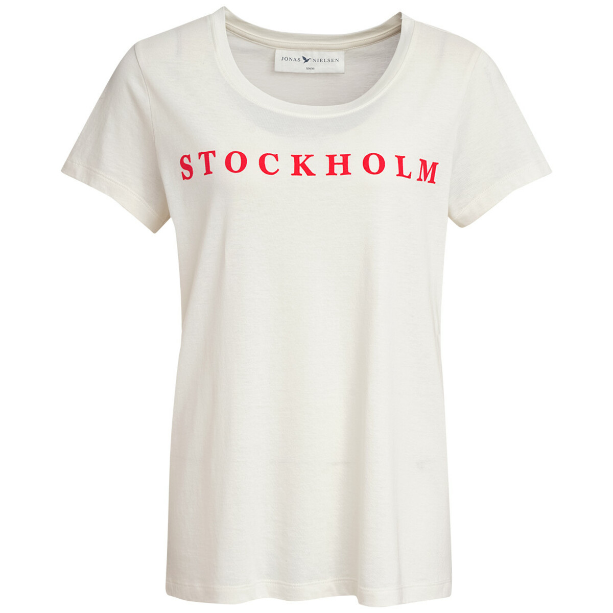 Bild 1 von Damen T-Shirt mit Flockprint CREME