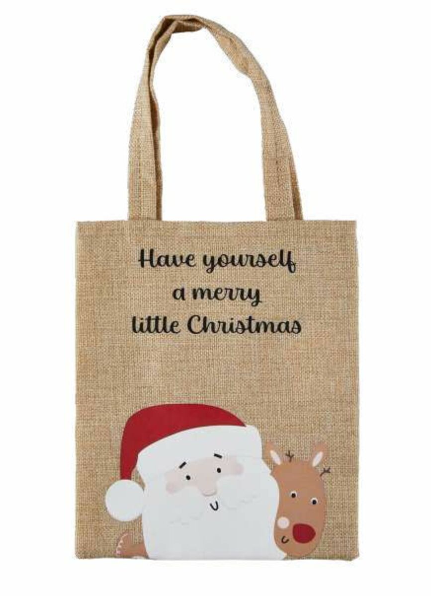 Bild 1 von Weihnachtliche Jutetasche