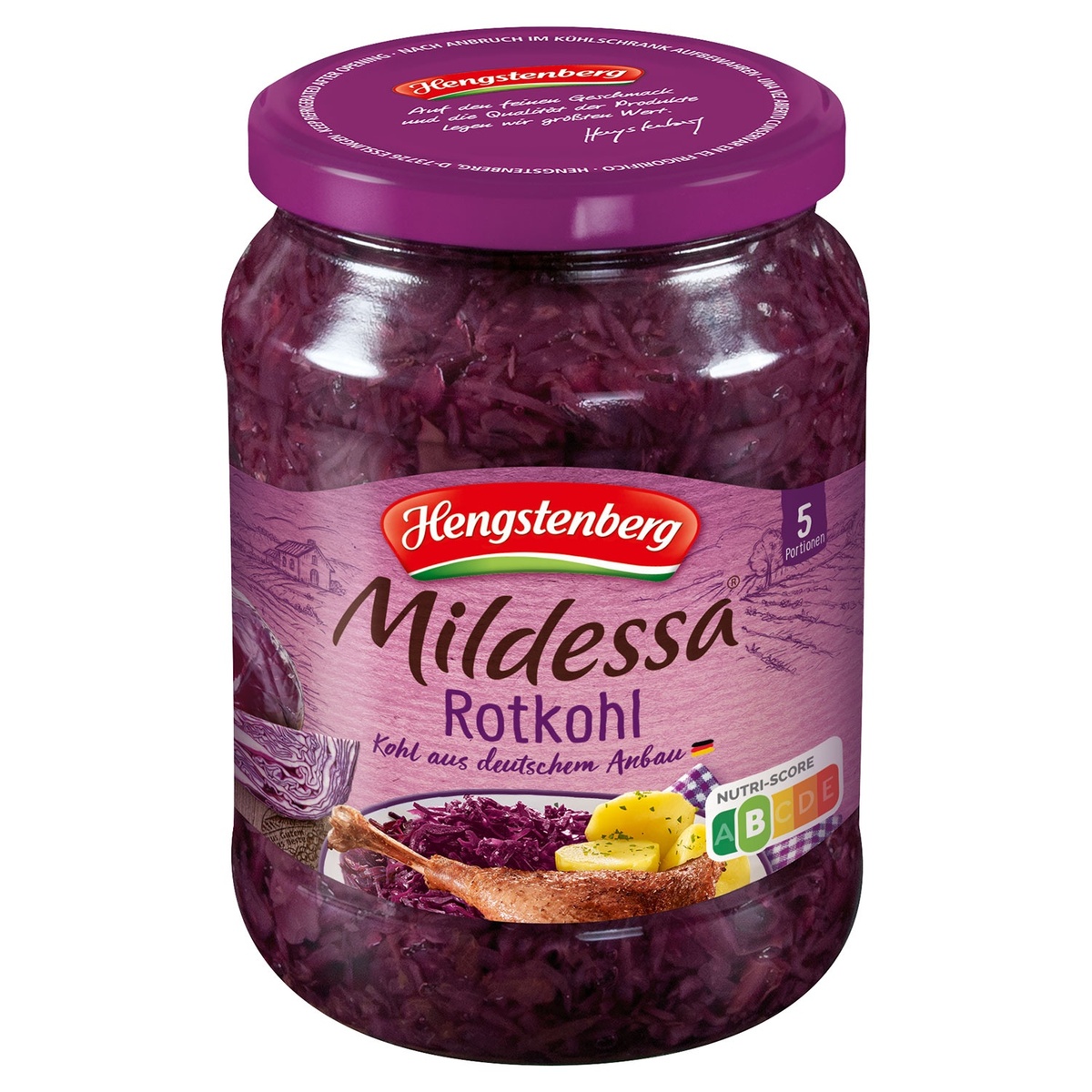 Bild 1 von HENGSTENBERG Mildessa®  Rotkohl 650 g