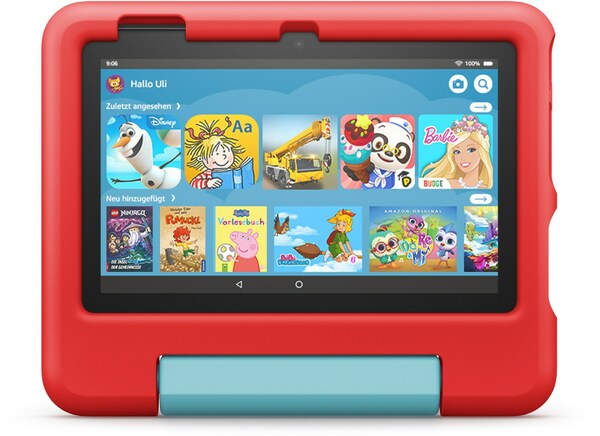 Bild 1 von Amazon Fire 7 Kids Edition (16GB) Tablet schwarz/rot