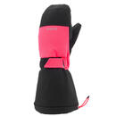 Bild 1 von Skifäustlinge - 550 Kinder warm wasserdicht schwarz/neonrosa Rosa|schwarz