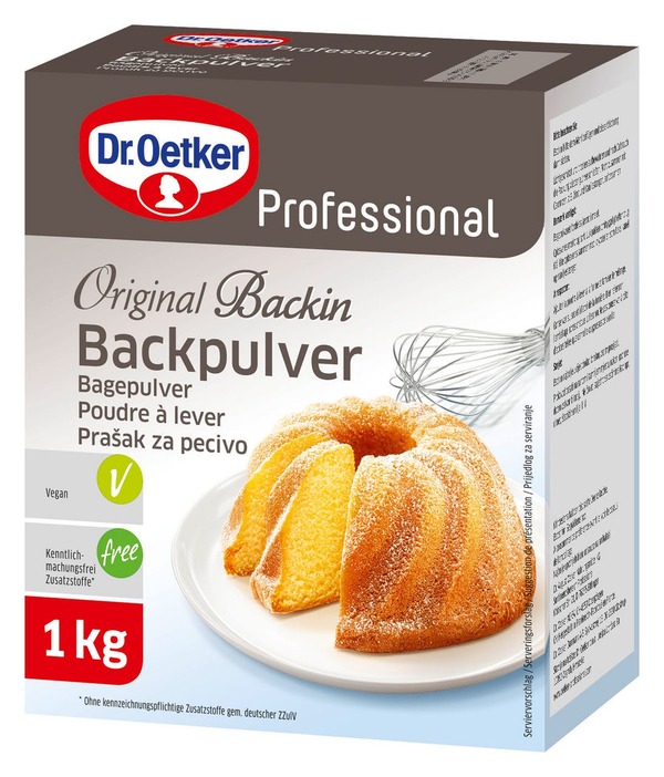 Bild 1 von Dr. Oetker Professional Original Backin Backpulver (1 kg)