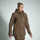 Bild 1 von Jagd-Regenjacke 500 Damen strapazierfähig braun Braun