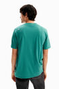Bild 4 von Einfarbiges T-Shirt Ziernähte