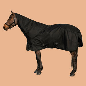 Halsteil Neckcover Pferd - Allweather 200 schwarz Schwarz