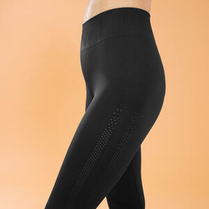7/8-Leggings Yoga Premium Seamless - schwarz Schwarz