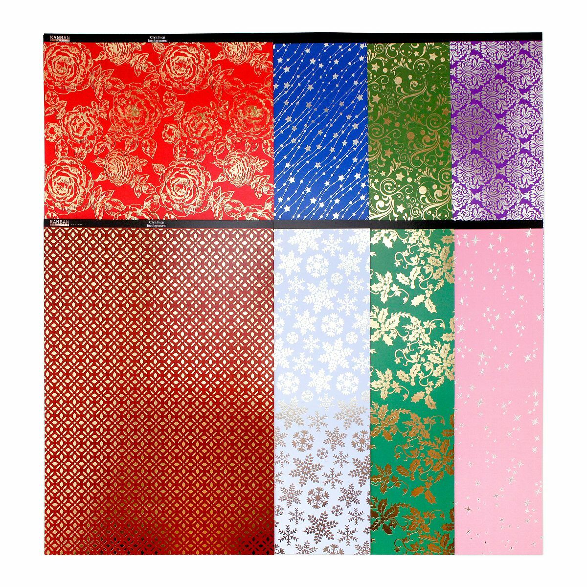 Bild 1 von KANBAN Grußkarten-Set Kartenpapiere folienverziert 32tlg.
