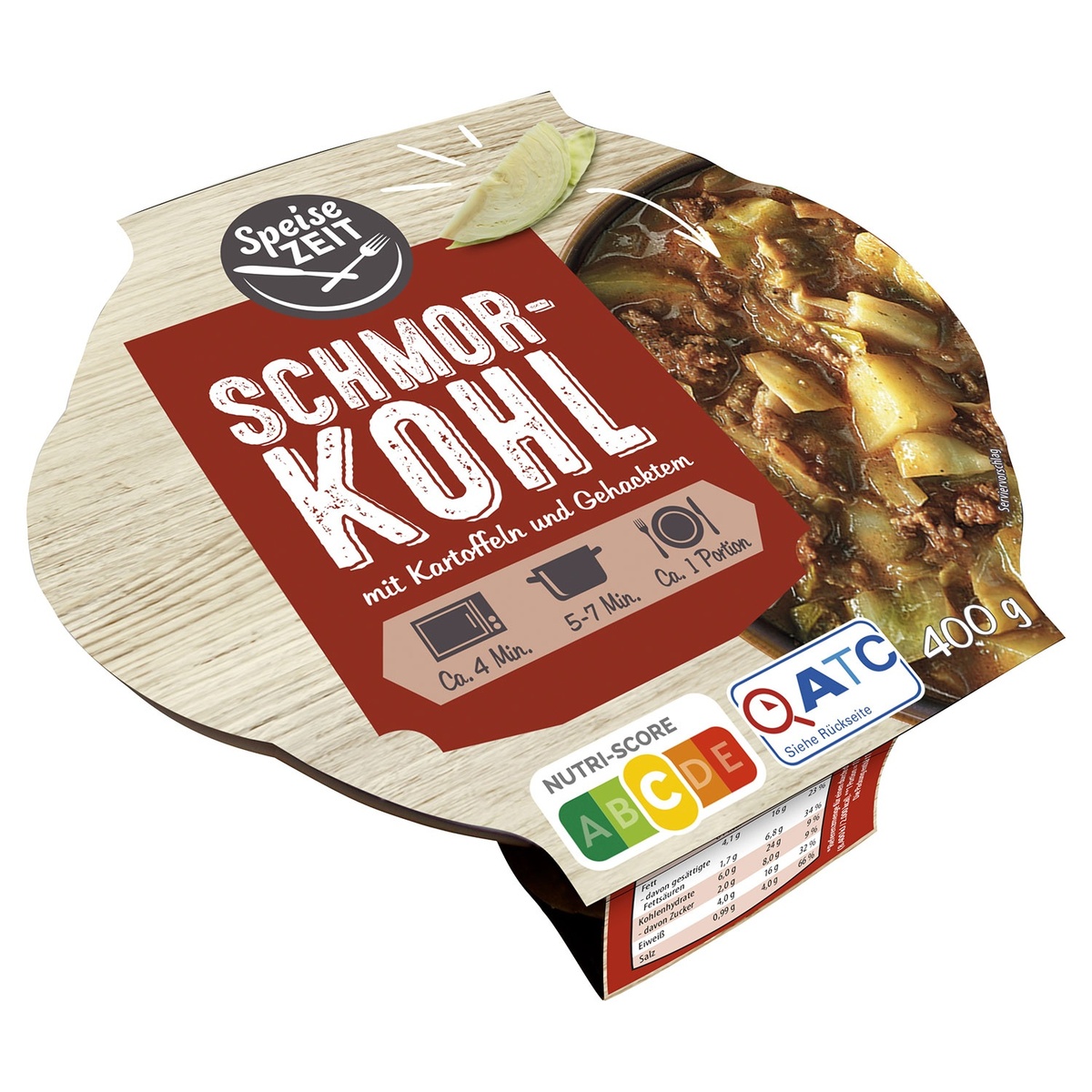 Bild 1 von SPEISEZEIT Kohlgericht 400 g