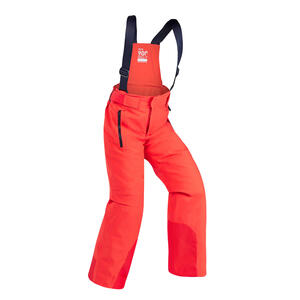 Skihose Kinder warm wasserdicht - PNF900 rot Rot