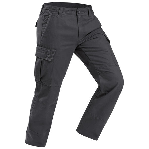 Bild 1 von Cargohose Herren warm Backpacking - Travel 100 grau Grau