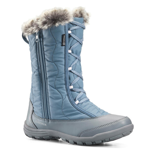 Bild 1 von Winterstiefel Kinder wasserdicht Zip Winterwandern - SH500 X-Warm Gr. 30–38 Blau|grau