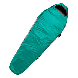 Schlafsack Trekking - MT500 10 °C Kunstfaser Grau|grün