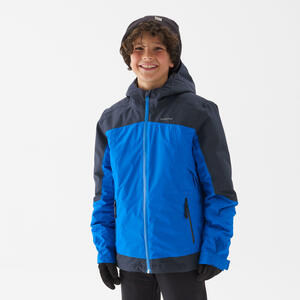 3-in-1 Jacke Kinder Gr.122-170 wasserdicht warm bis -8 °C Winterwandern - SH500 Blau