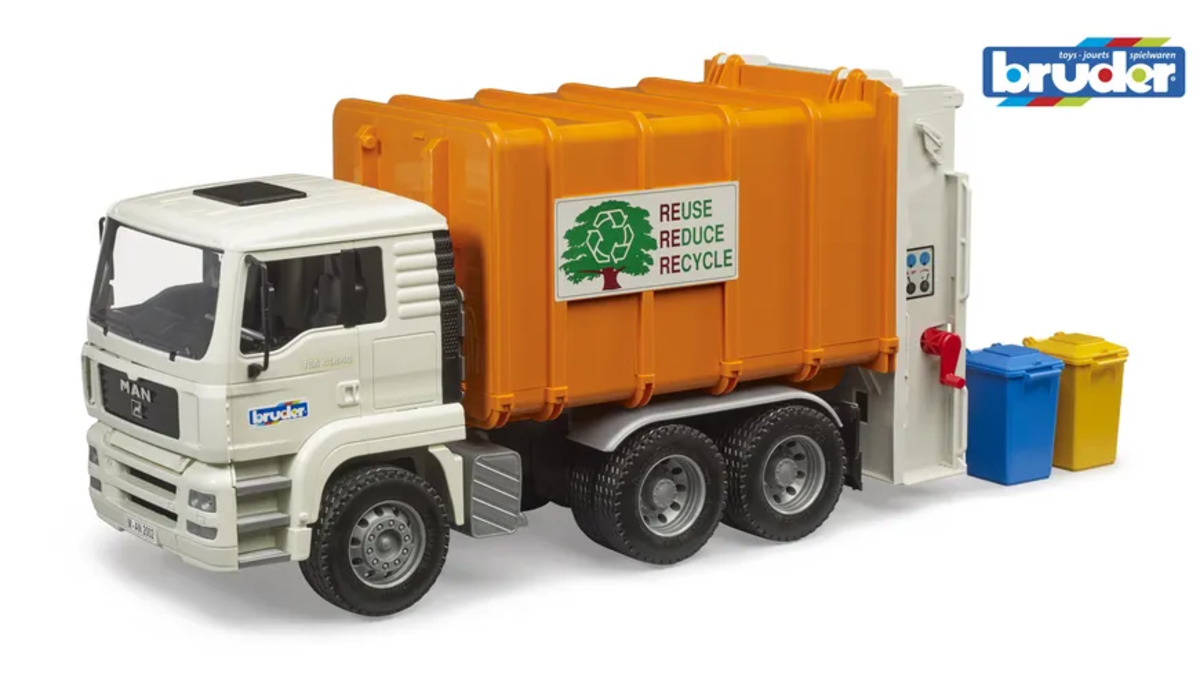 Bild 1 von BRUDER - MAN TGA Müll-LKW Hecklader
