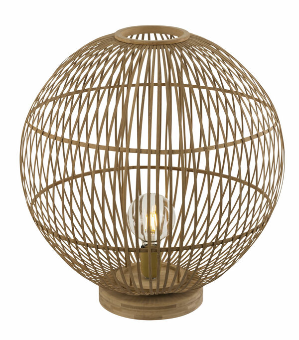 Bild 1 von Globo Lighting - HILDEGARD - Tischleuchte Bambus naturfarben, 1x E27