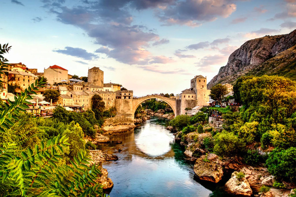 Bild 1 von Papermoon Fototapete "Mostar Alte Brücke"