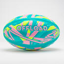 Bild 1 von Beach-Rugbyball Größe 4 - R100 City blau/gelb Blau|gelb|rosa