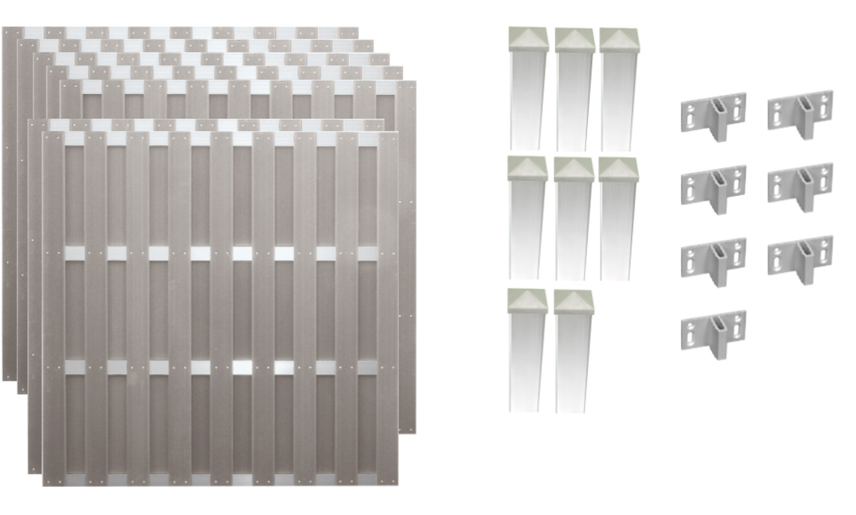 Bild 1 von TETZNER & JENTZSCH - Zaunkomplettset - "JACKSONVILLE 5"