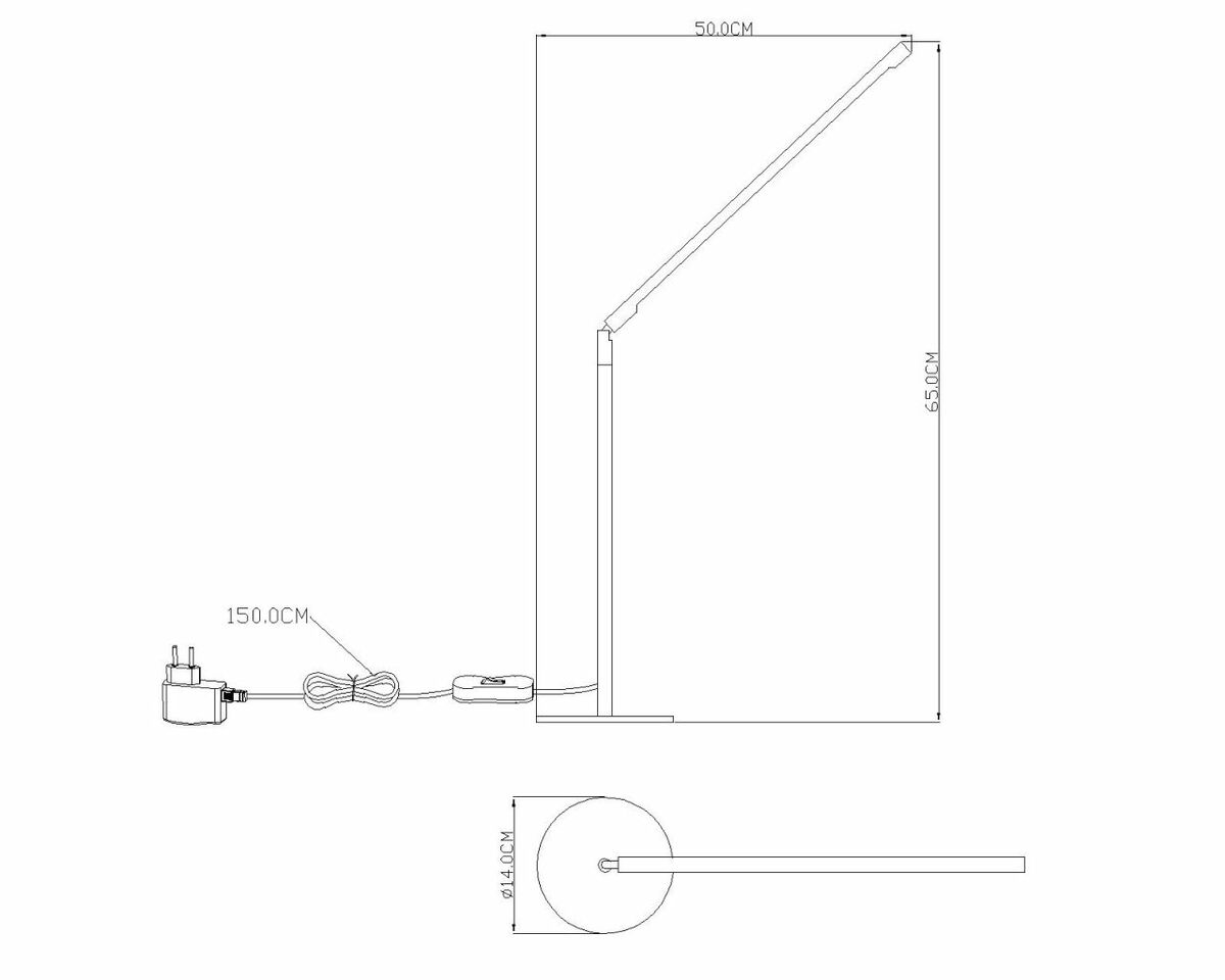 Bild 3 von Globo Lighting - ITANOS - Tischleuchte Metall Nickel matt, LED