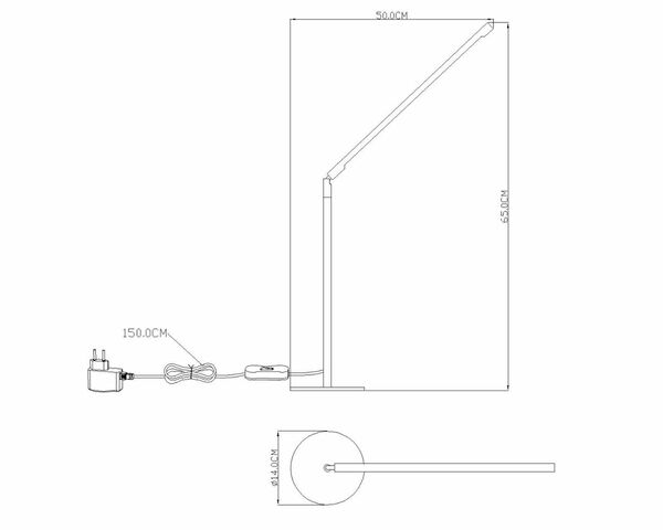 Bild 3 von Globo Lighting - ITANOS - Tischleuchte Metall Nickel matt, LED