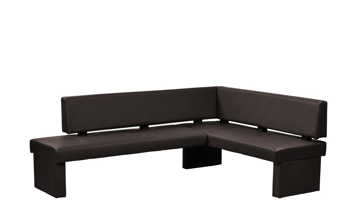 Bild 1 von Eckbank  Kunstleder Seta braun Maße (cm): H: 86 Bänke