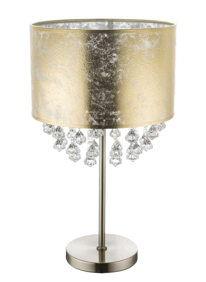 Bild 2 von Globo Lighting - AMY - Tischleuchte Metall Nickel matt, 1x E27