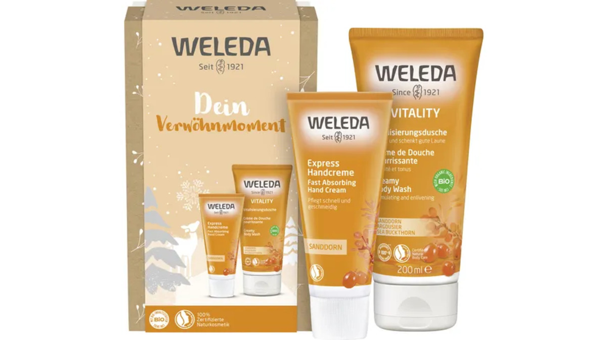 Bild 1 von WELEDA Dein Verwöhnmoment Sanddorn Geschenkpackung