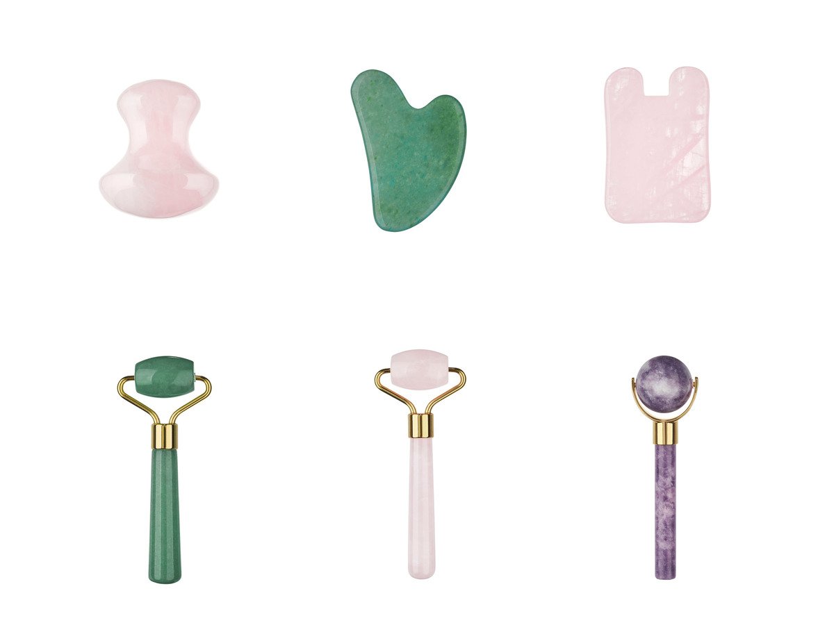 Bild 1 von CIEN Beauty Mini Faceroller / Massagestein, aus Quarz