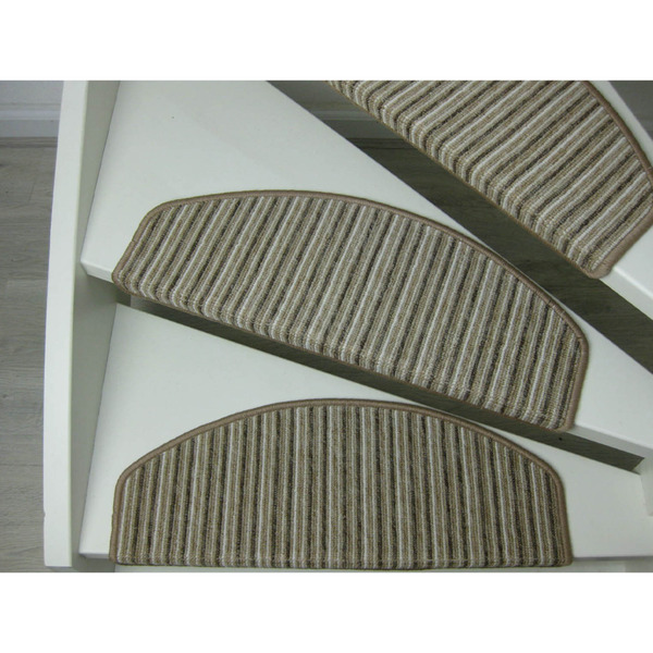 Bild 2 von Lifetex Stufenmatten-Set "Streifenberber" - 16-teilig
