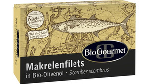 BioGourmet Makrelenfilets in Bio-Olivenöl
