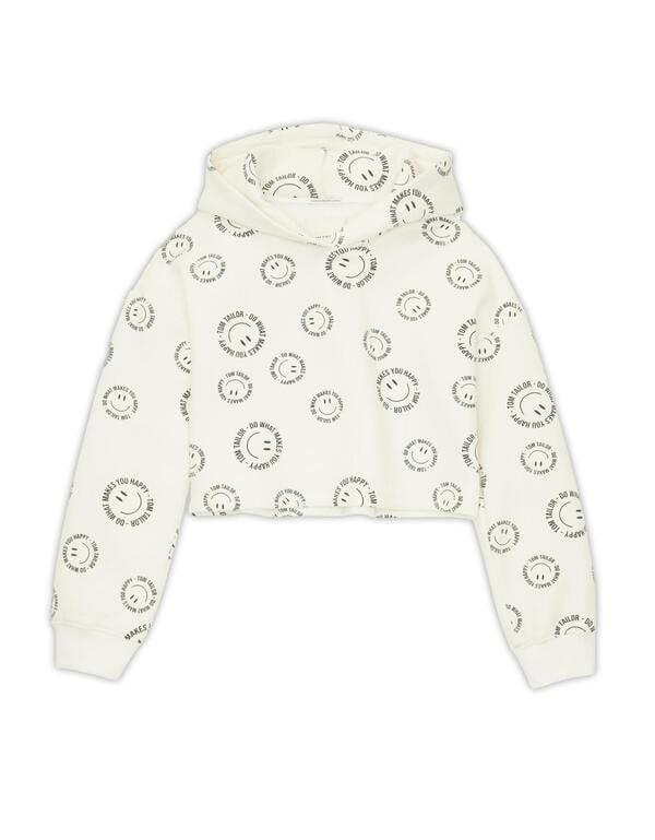 Bild 1 von TOM TAILOR - Girls Cropped Hoodie mit allover Print