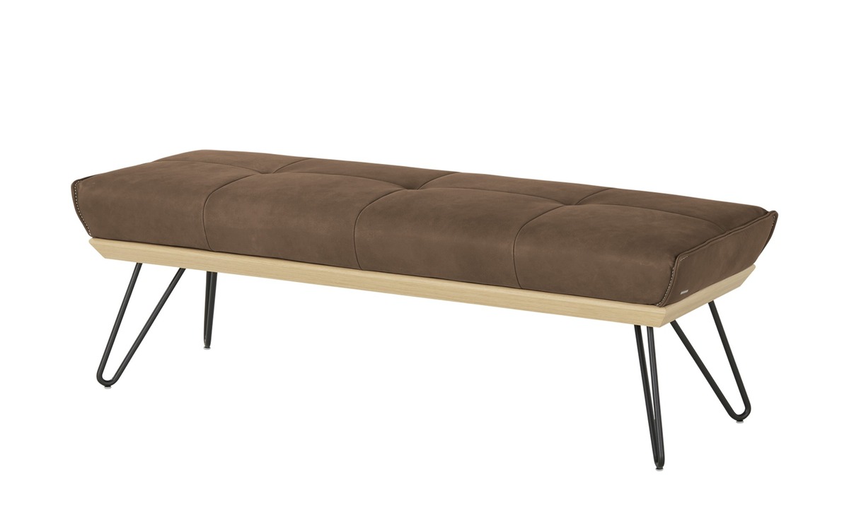 Bild 1 von KOINOR Hockerbank  Leder Dining System 4 braun Maße (cm): B: 130 H: 49 T: 54 Bänke