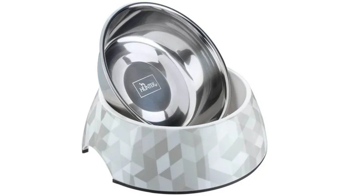 Bild 1 von Hunter Melamin-Napf Baku weiß-grau 160 ml