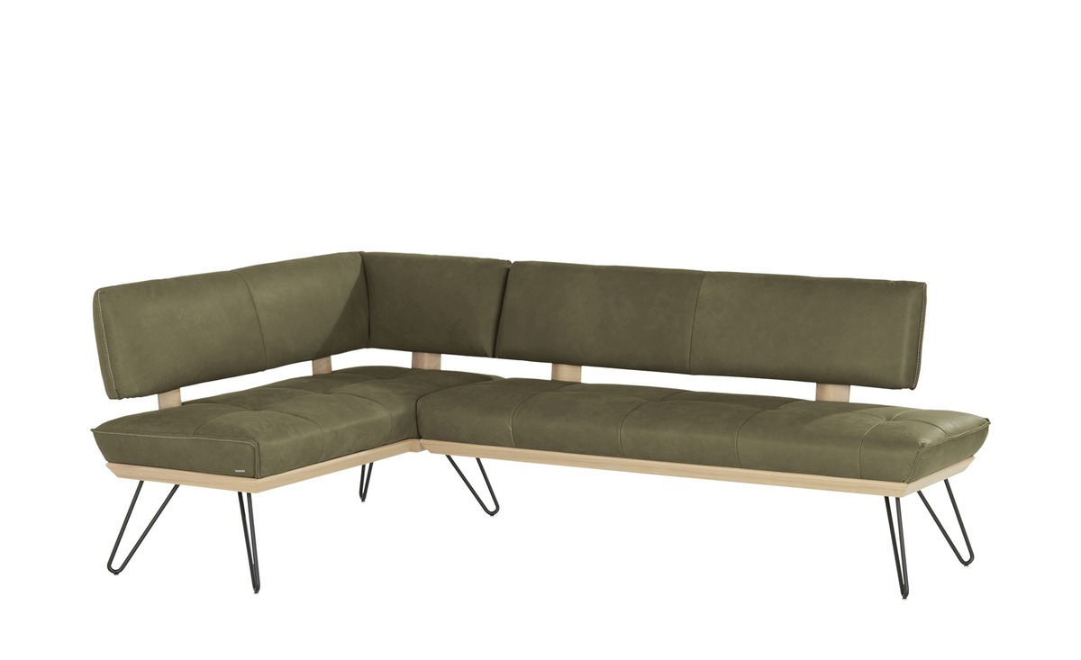 Bild 1 von KOINOR Eckbank  Leder Dining System 4 grün Maße (cm): H: 88 Bänke
