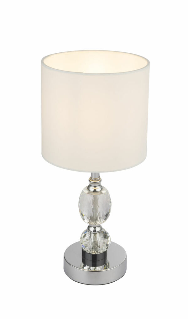 Bild 2 von Globo Lighting - BRONN - Tischleuchte Metall verchromt, 1x E14