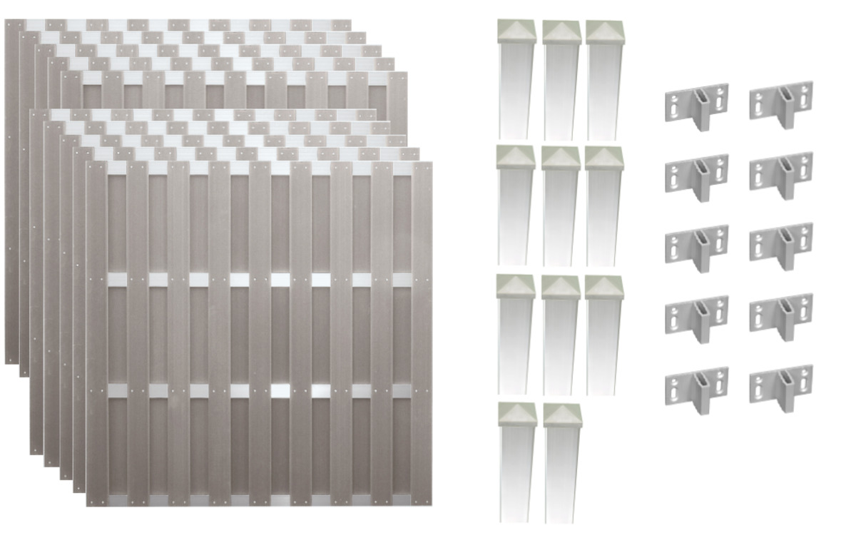 Bild 1 von TETZNER & JENTZSCH - Zaunkomplettset - "JACKSONVILLE 8"