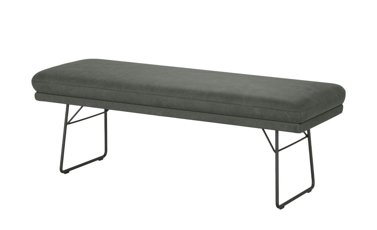 Bild 1 von Hockerbank grau Maße (cm): B: 140 H: 50 T: 51 Bänke