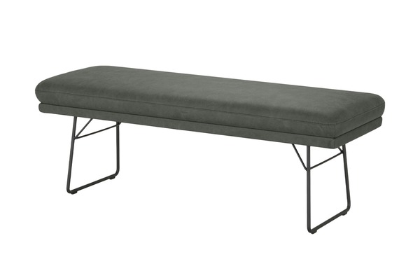 Bild 1 von Hockerbank grau Maße (cm): B: 140 H: 50 T: 51 Bänke