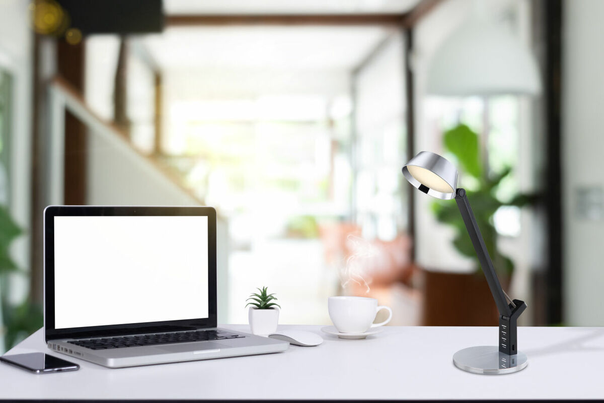 Bild 3 von Globo Lighting - URSINO - Tischleuchte Metall silber, LED