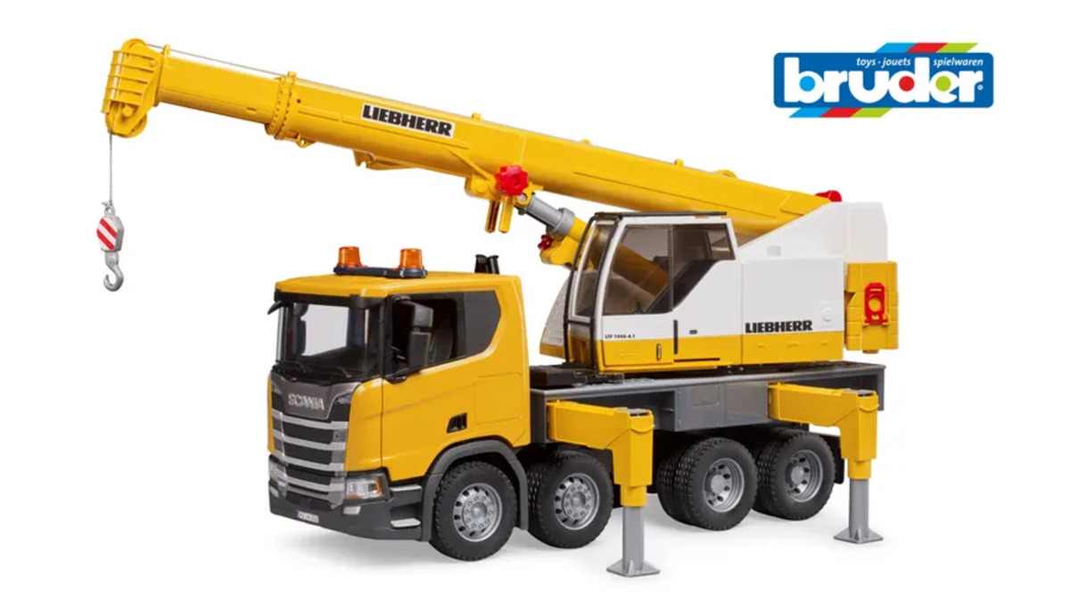 Bild 1 von BRUDER - Scania Super 560R Liebherr Kran-LKW mit Light + Sound Modul