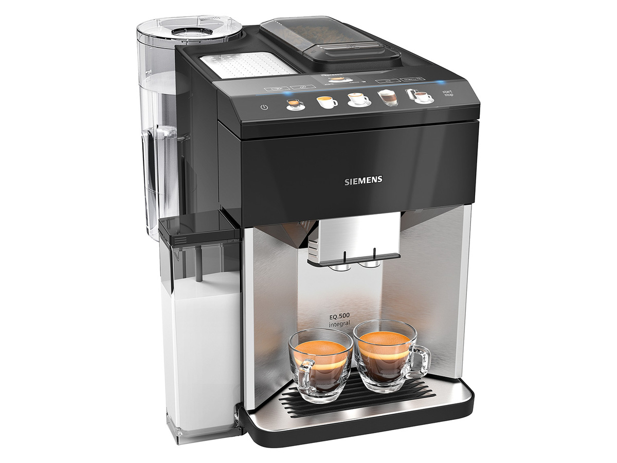 Siemens Kaffeevollautomat, EQ500 integral, Edelstahl TQ507D03 von Lidl